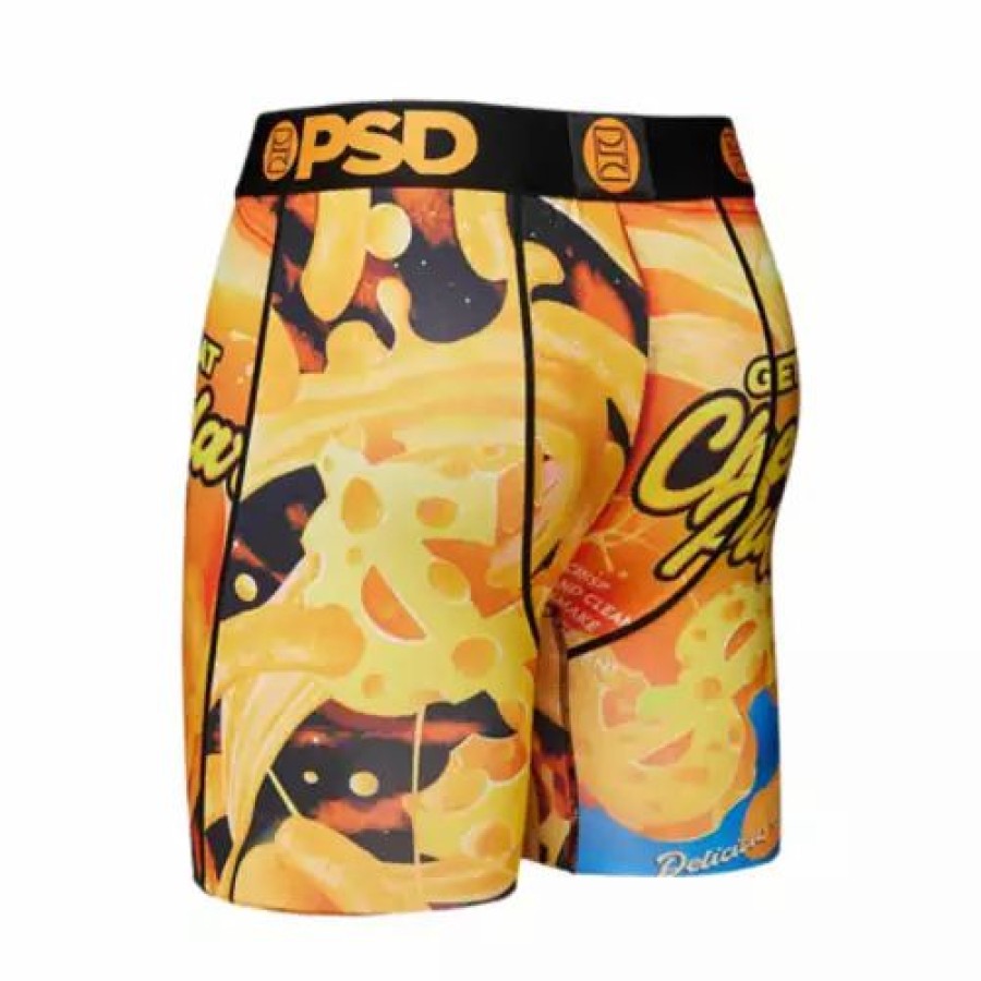 Underwear * | Men'S Psd Get That Cheddar Boxer Briefs Yellow