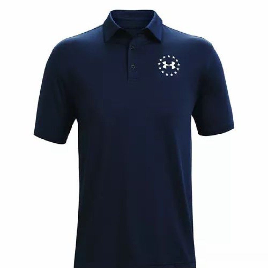 Shirts * | Men'S Under Armour Freedom Polo Academy White