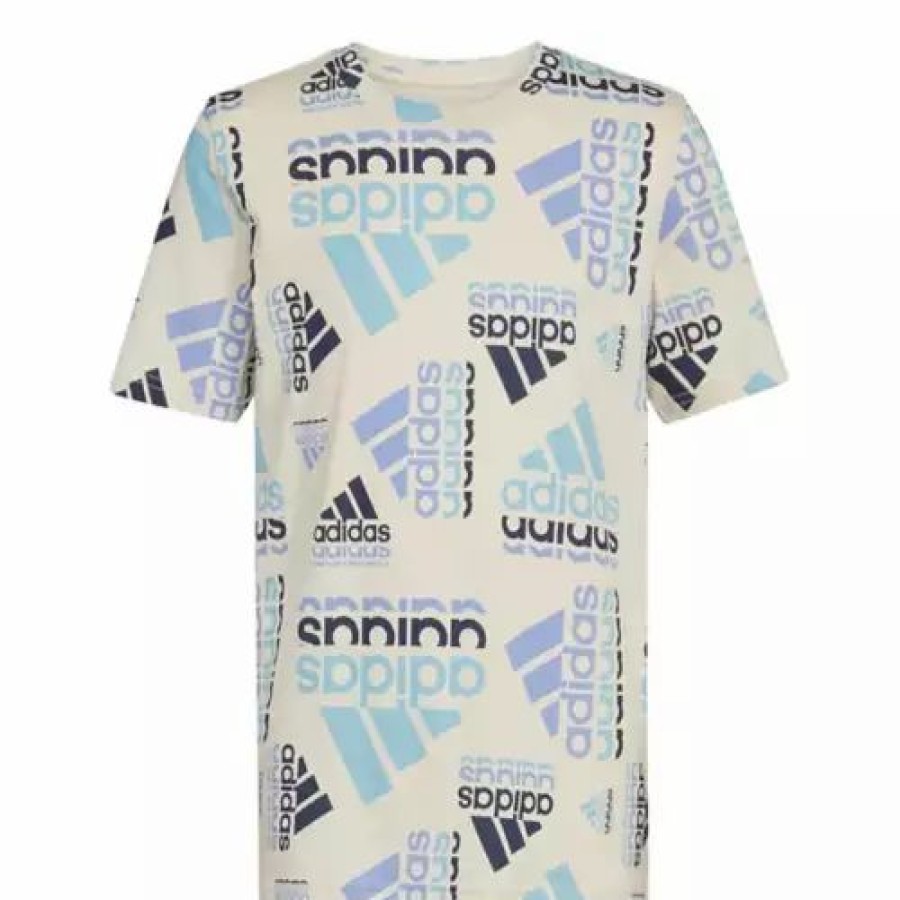 Shirts * | Boys' Adidas Brand Love Echo Short Sleeve T-Shirt Alum