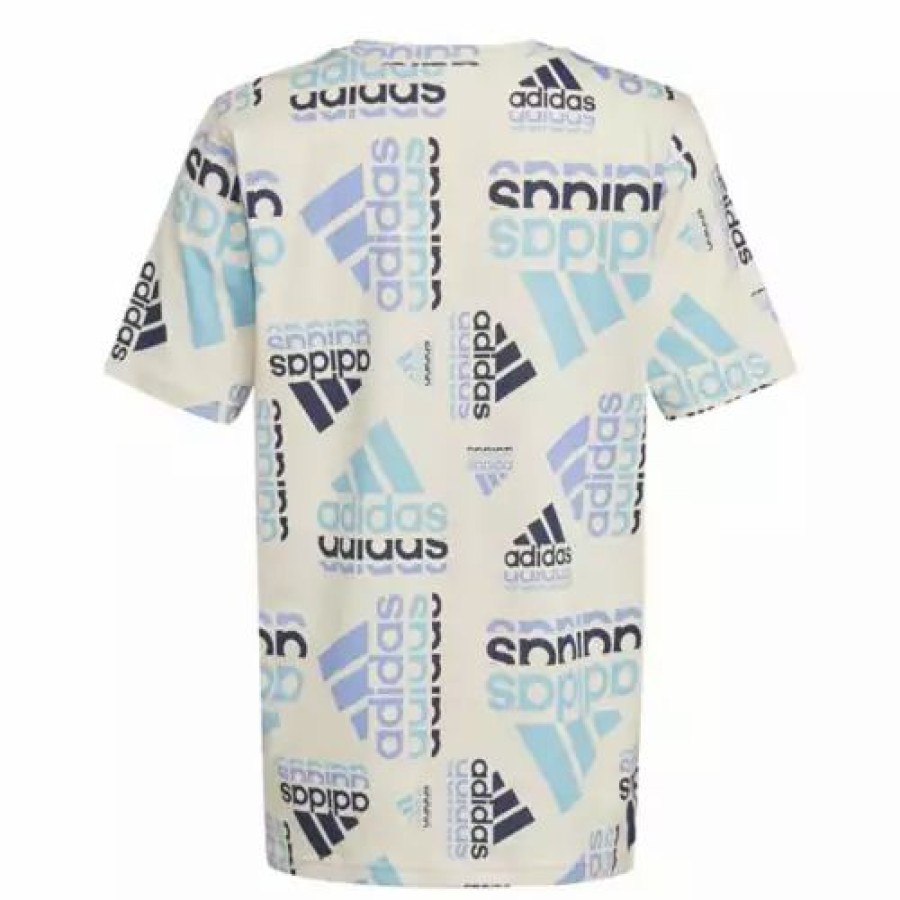 Shirts * | Boys' Adidas Brand Love Echo Short Sleeve T-Shirt Alum