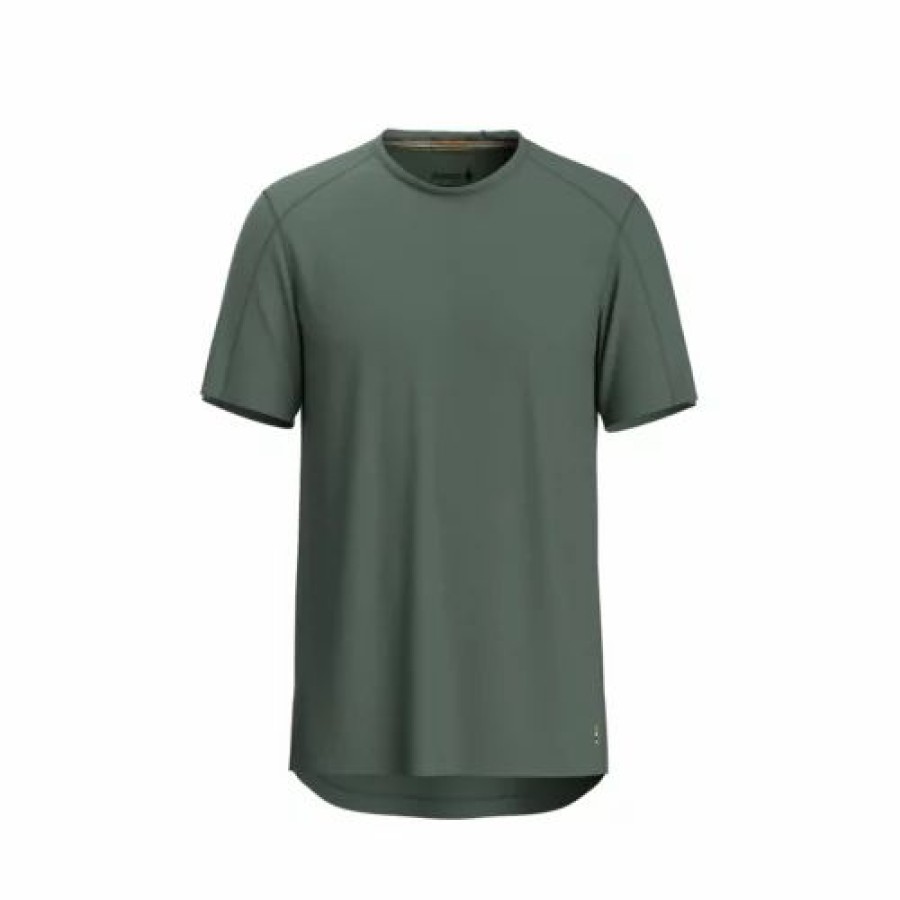 Shirts * | Men'S Smartwool Merino Sport 120 Mountain Biking Short Sleeve Tee Sage Heather