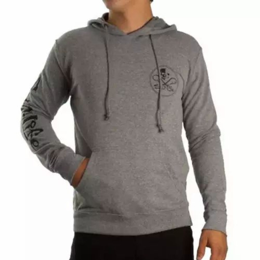 Shirts * | Men'S Salt Life Skull & Hooks Hoodie