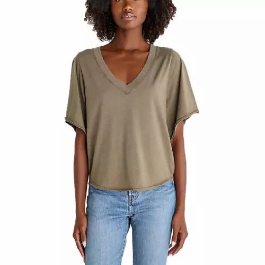 Shirts * | Z-Supply Women'S Z Supply Odelle Jersey T-Shirt Dusty Olive