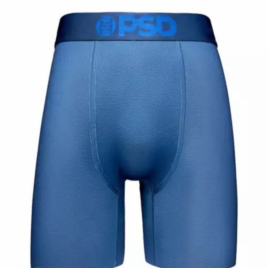 Underwear * | Men'S Psd Boxer Briefs Cool Steel