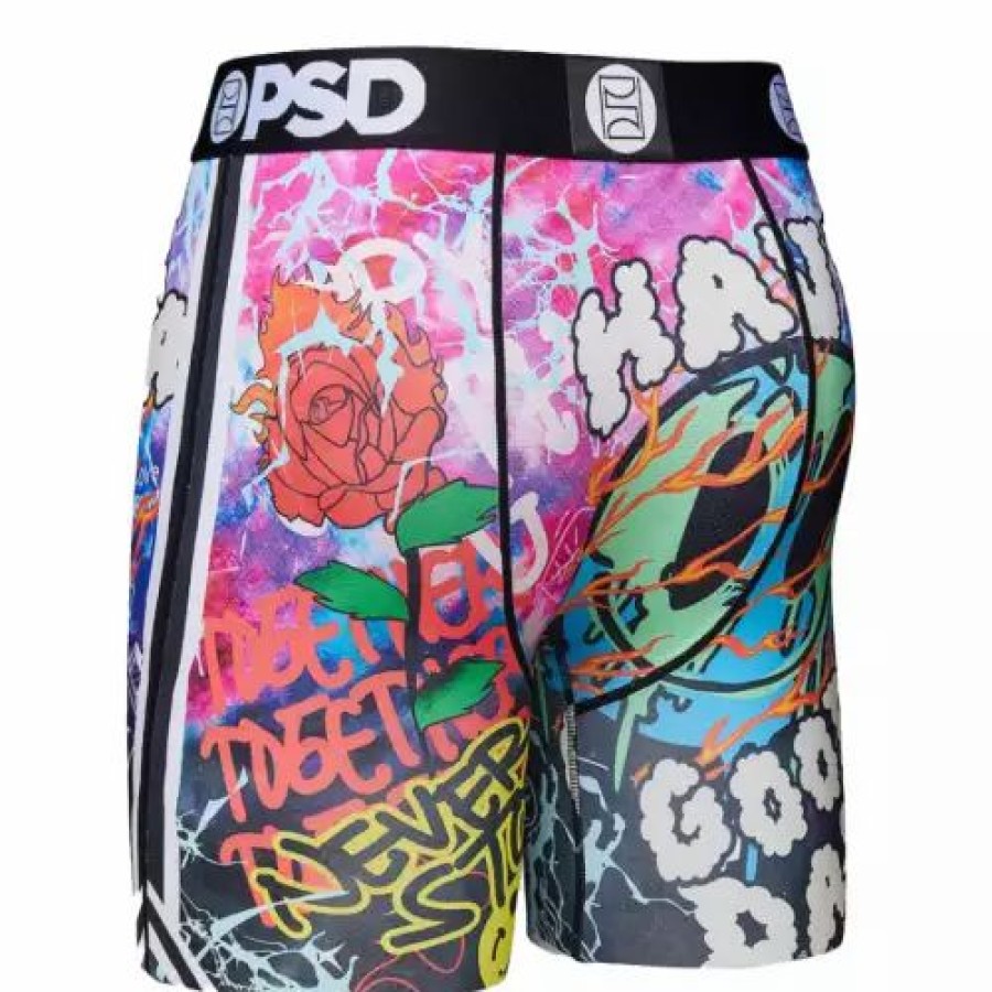 Underwear * | Men'S Psd Have A Good Day Boxer Briefs Multi