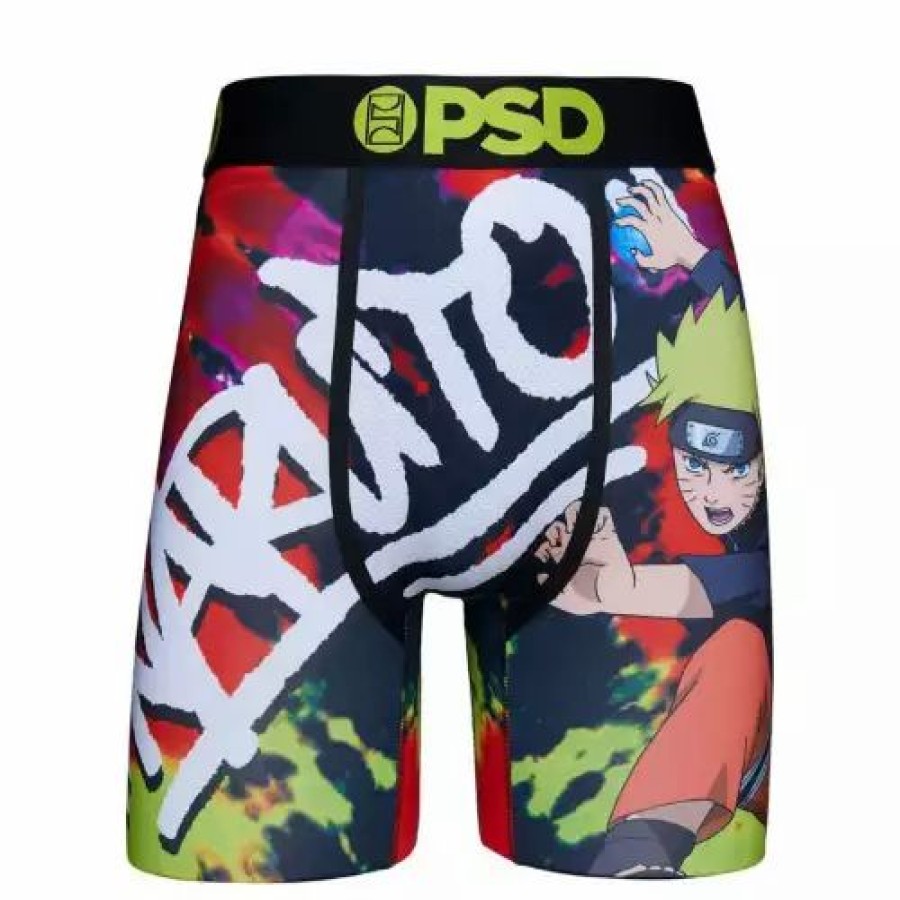 Underwear * | Men'S Psd Naruto Steets Boxer Briefs Multi