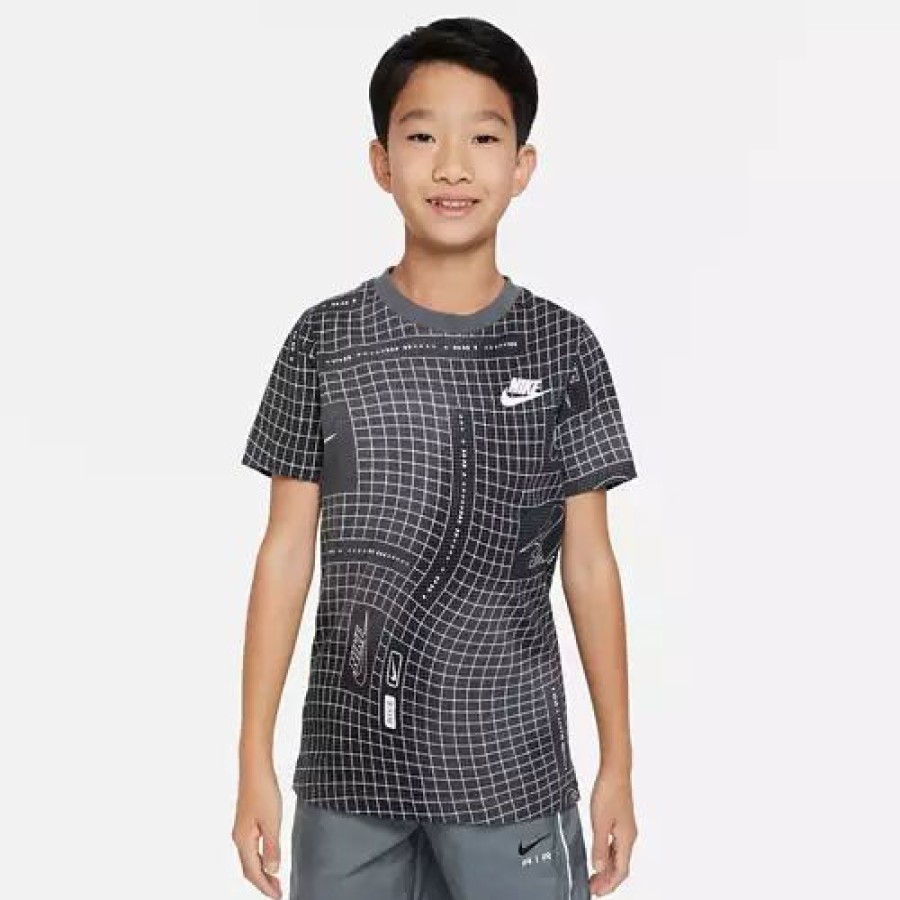 Shirts * | Boys' Nike Sportswear Geometric T-Shirt