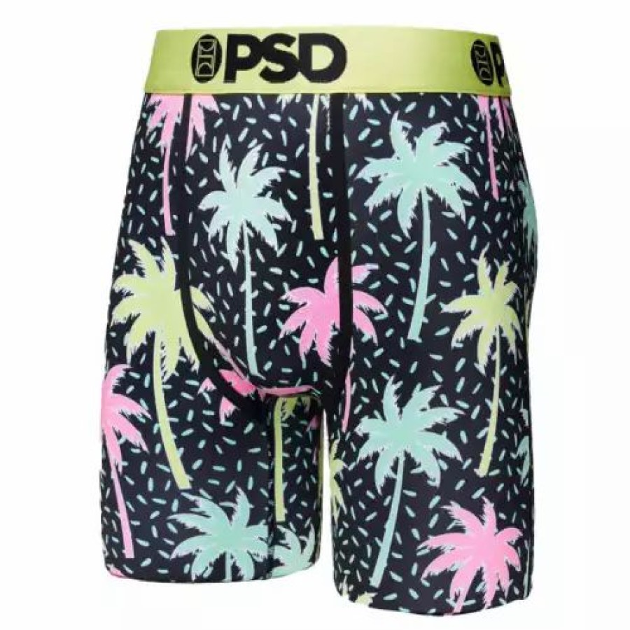 Underwear * | Men'S Psd Breezy Palm Boxer Briefs Multi