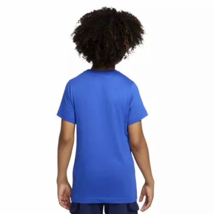 Shirts * | Boys' Nike Sportswear Graphic Short Sleeve T-Shirt Game Royal