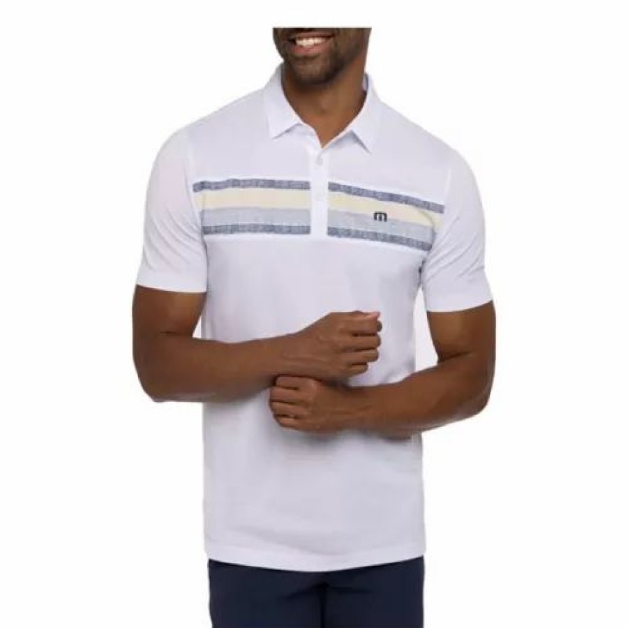 Shirts * | Men'S Travismathew Los Cabos Polo White