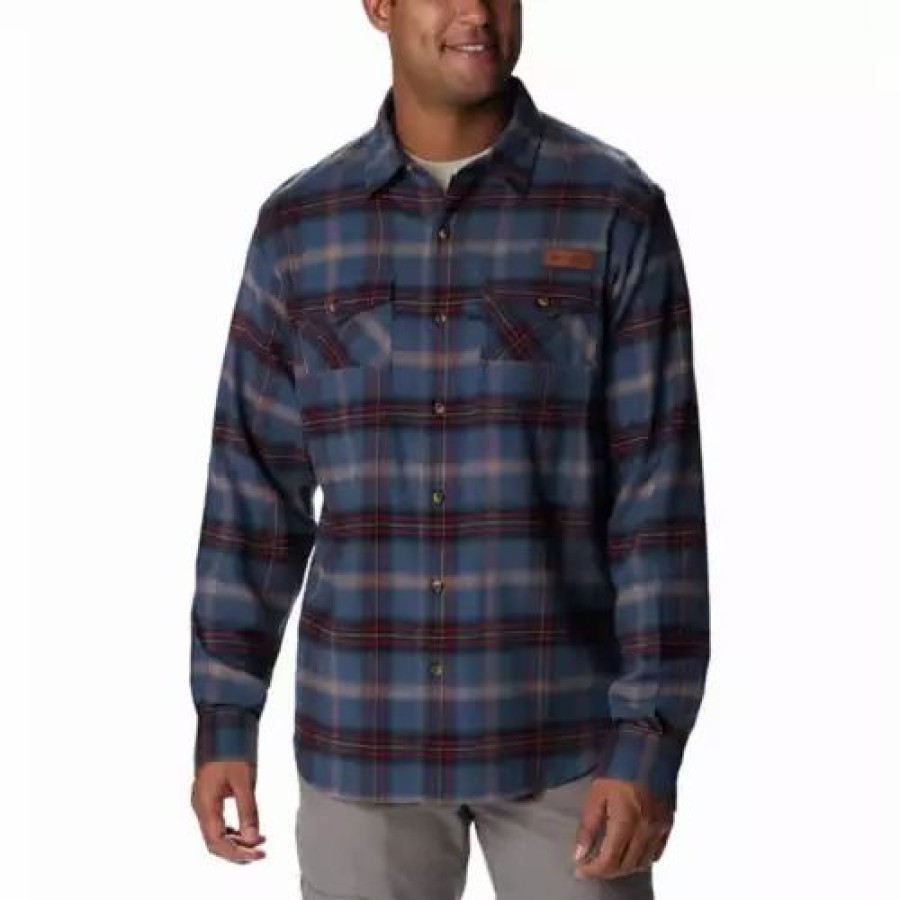 Shirts * | Men'S Columbia Roughtail Ii Stretch Flannel Long Sleeve Shirt