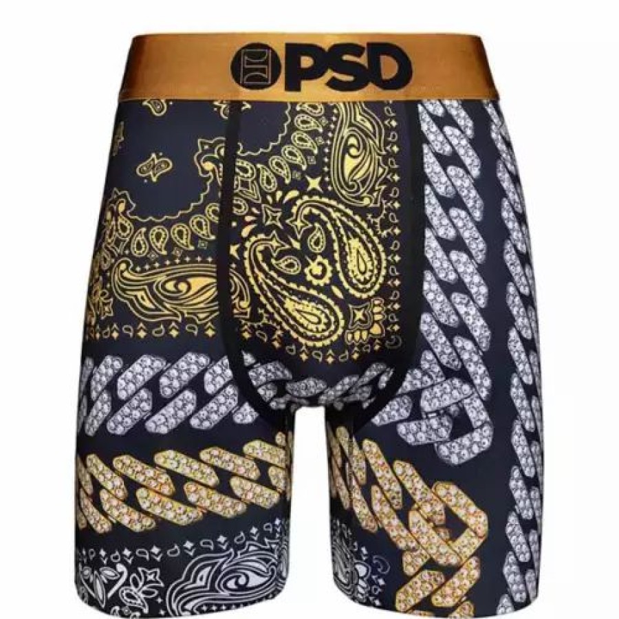 Underwear * | Men'S Psd Bandana Boxer Briefs