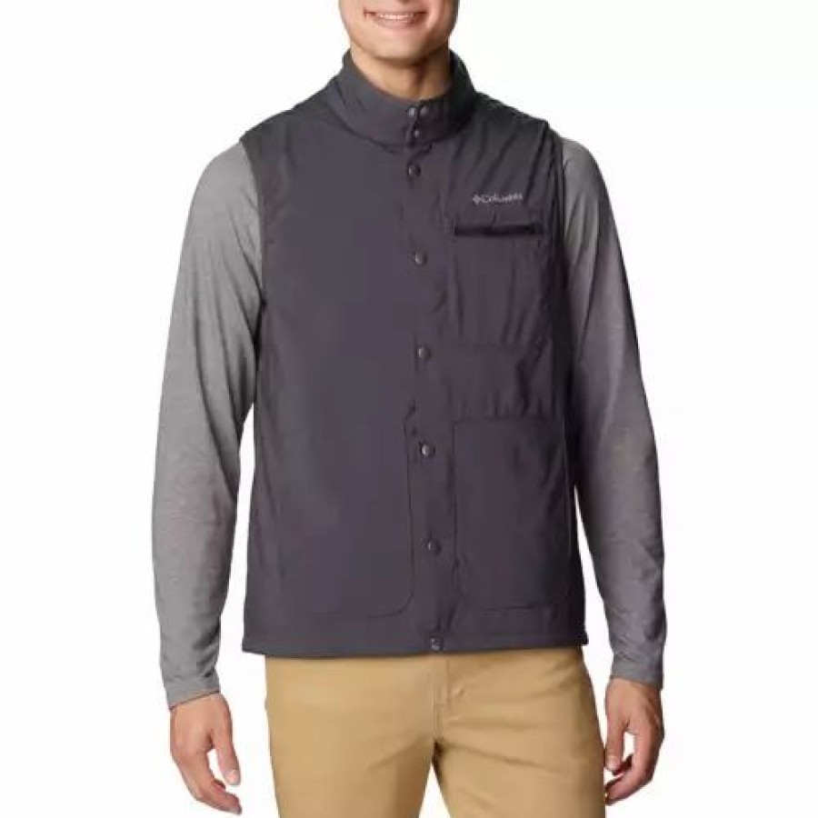 Vests * | Men'S Columbia Coral Ridge Vest Shark