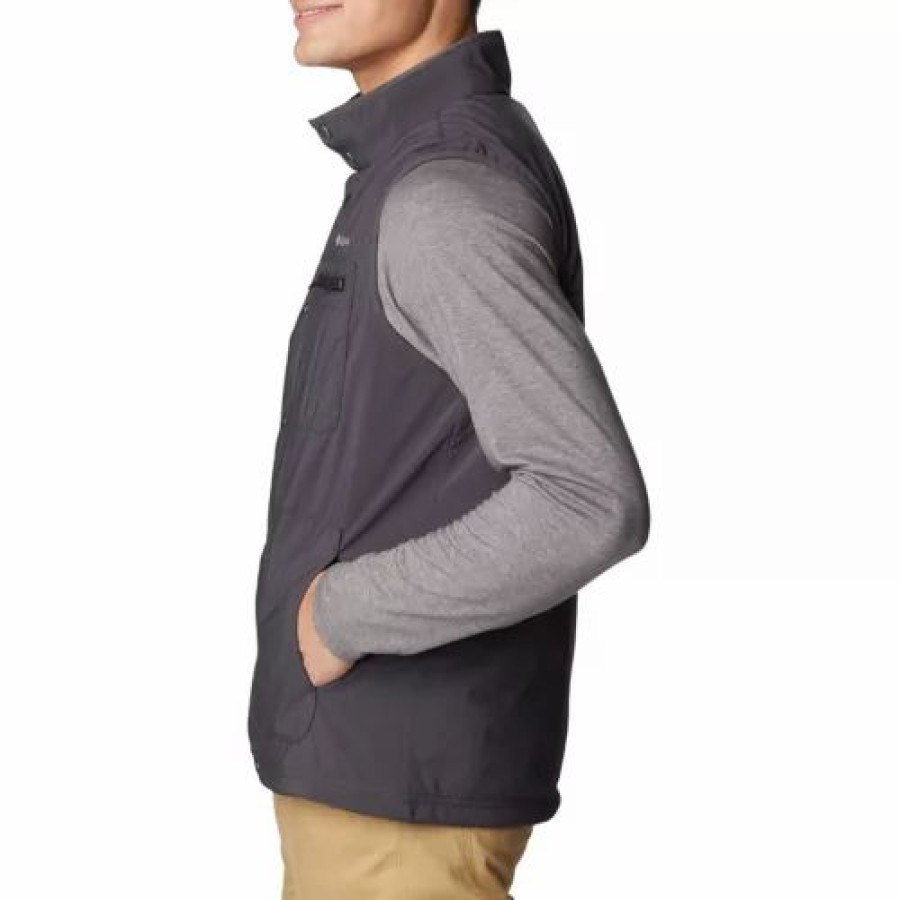 Vests * | Men'S Columbia Coral Ridge Vest Shark