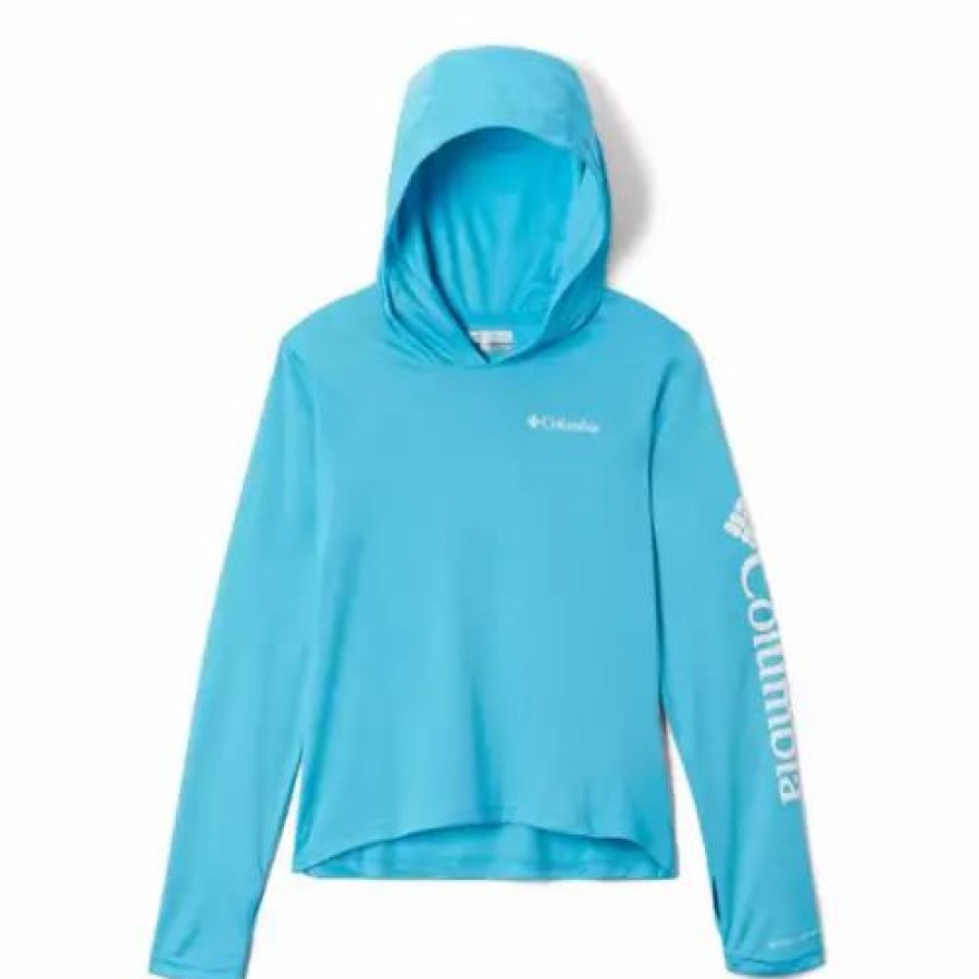 Shirts * | Toddler Columbia Fork Stream Hoodie Atoll