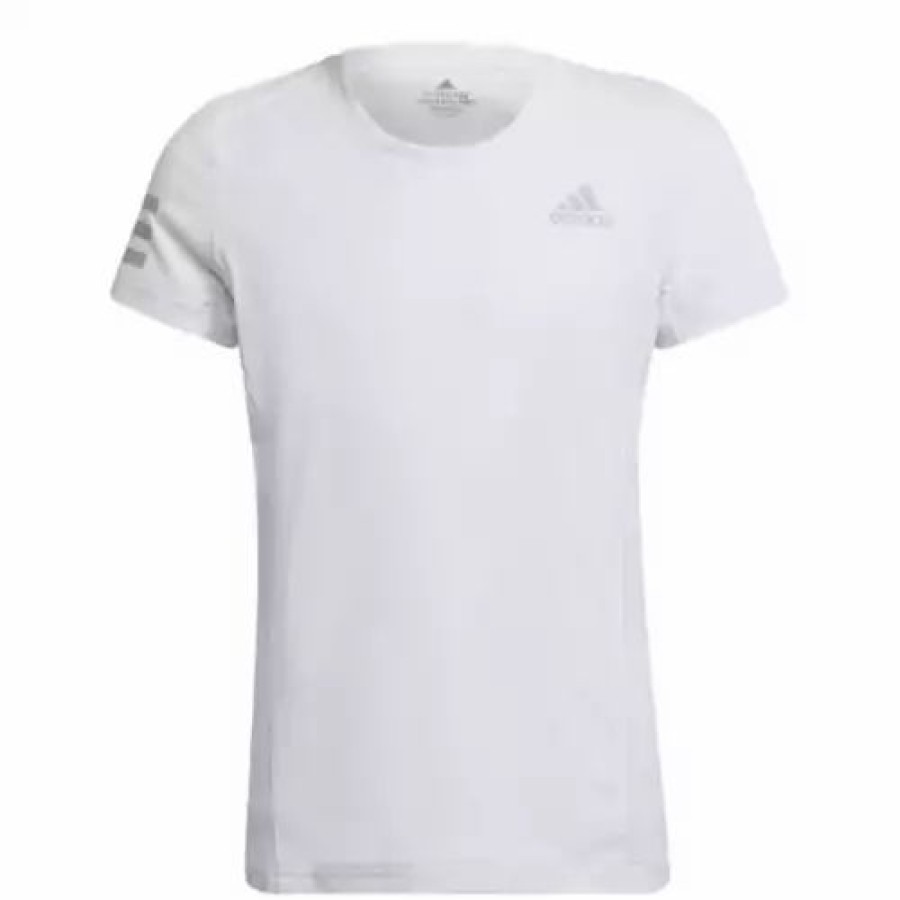 Shirts * | Girls' Adidas Club Tennis T-Shirt White