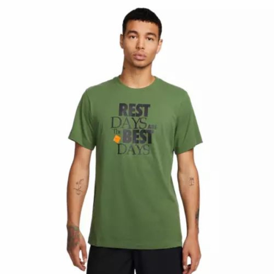 Shirts * | Men'S Nike Dri-Fit Rest Day T-Shirt Treeline