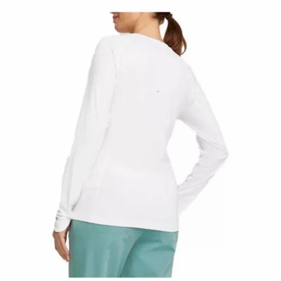 Shirts * | Women'S Puma Youv Long Sleeve Golf T-Shirt White