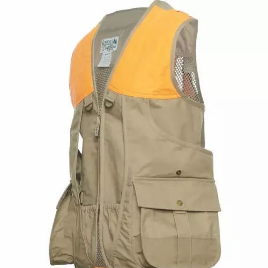 Vests * | Adult Scheels Outfitters Premium Upland Vest Flax/Blaze