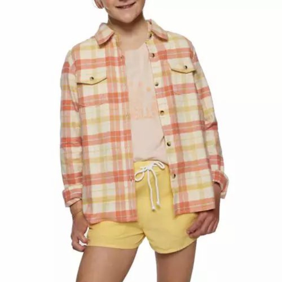 Shirts * | Girls' O'Neill Lonnie Flannel Shirt Mecca