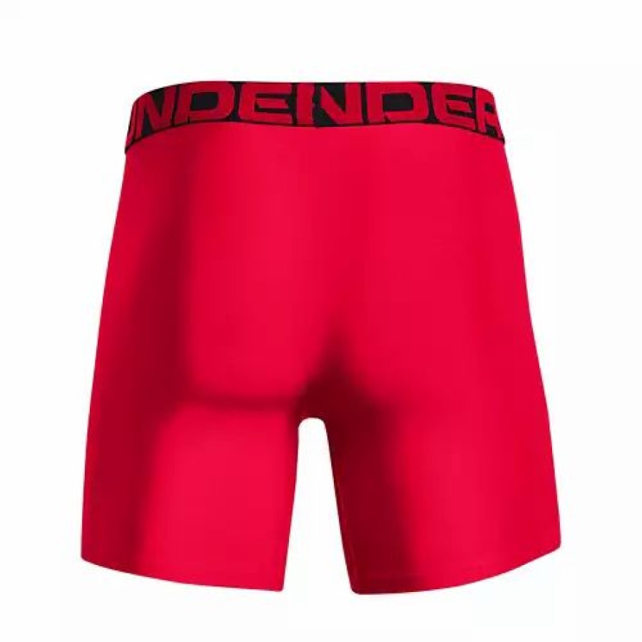 Underwear * | Men'S Under Armour Tech 6 2 Pack Boxer Briefs