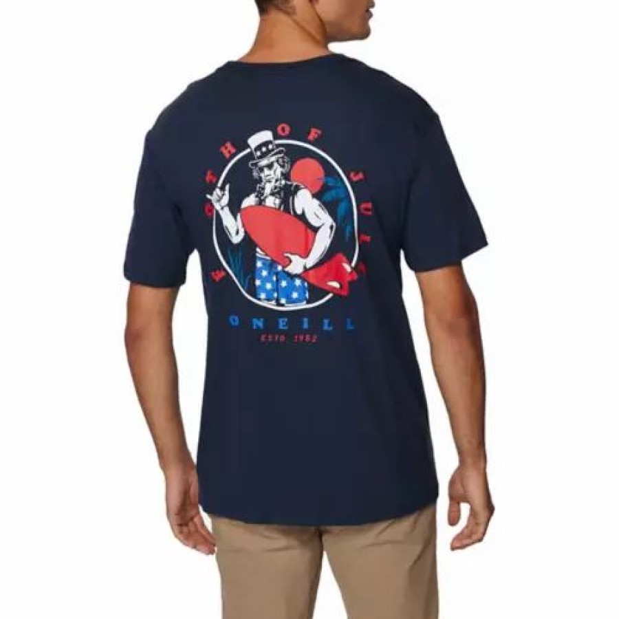 Shirts * | Men'S O'Neill Uncle Shaka T-Shirt New Navy