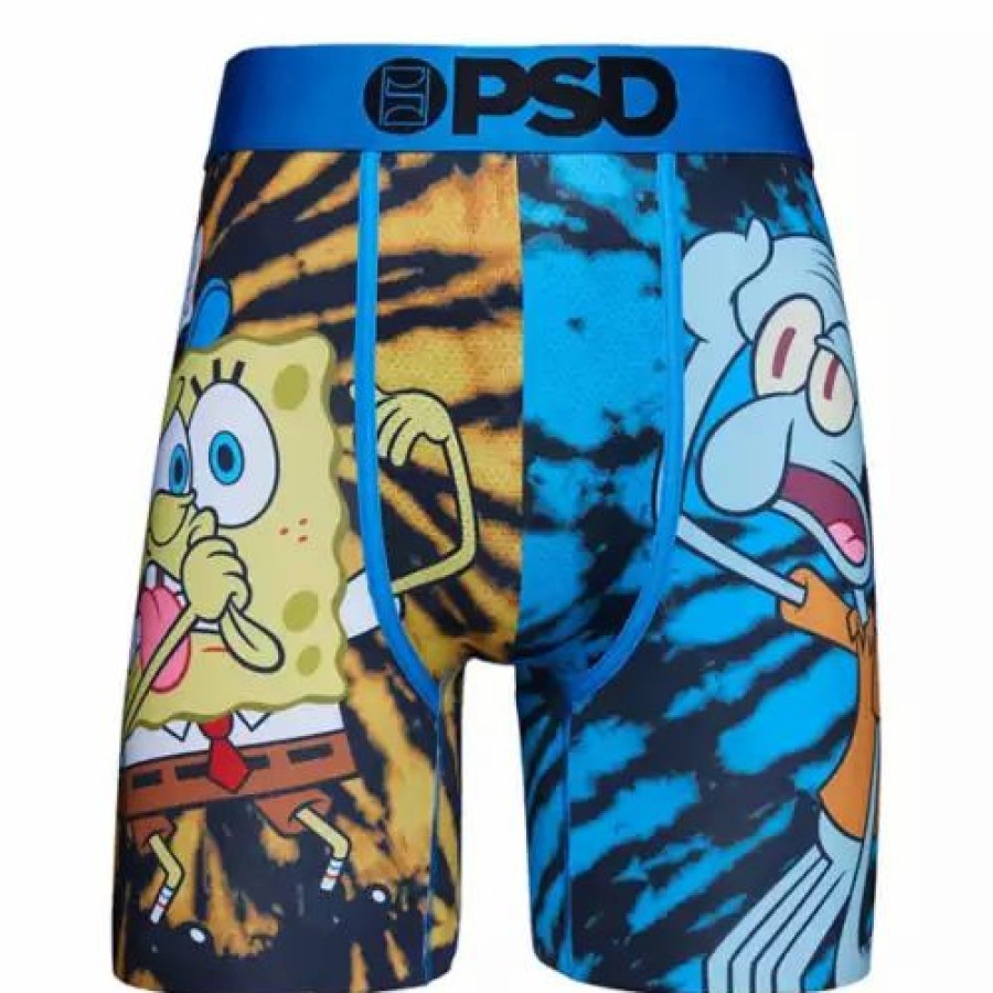 Underwear * | Men'S Psd Spongbob Squarepants Boxer Briefs