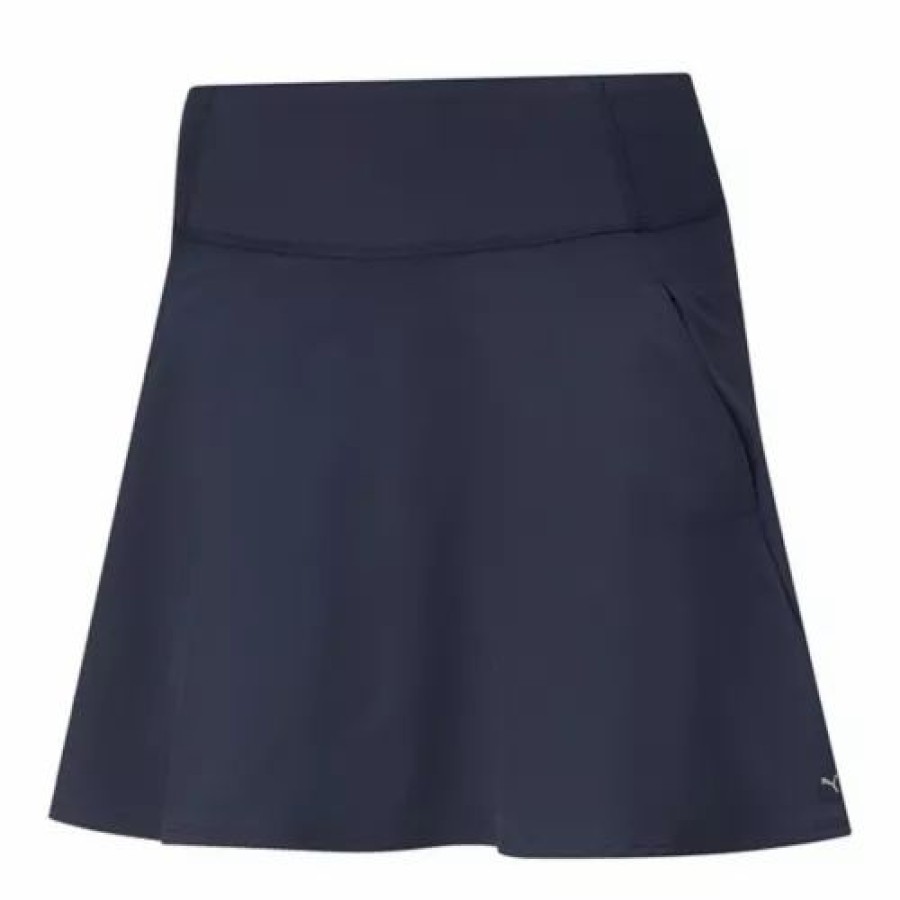 Skirts & Skorts * | Women'S Puma Golf Powershape Solid Woven Golf Skirt