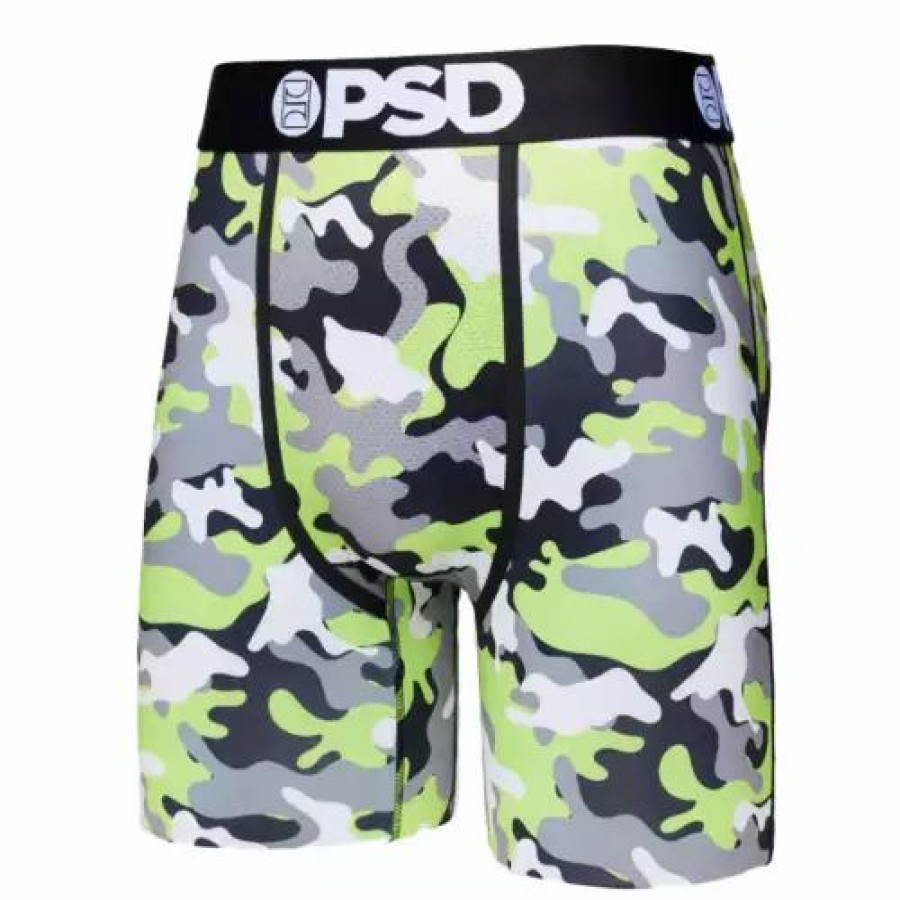 Underwear * | Men'S Psd Camo 3 Pack Boxer Briefs Multi