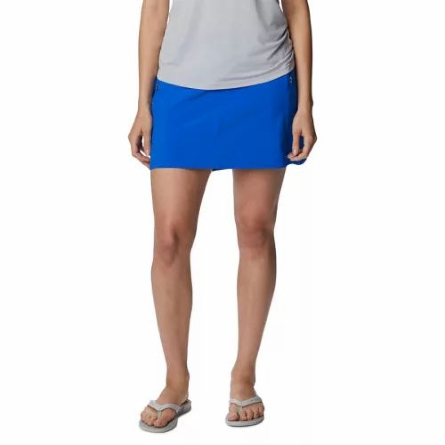 Skirts & Skorts * | Women'S Columbia Tidal Skort Blue Macaw