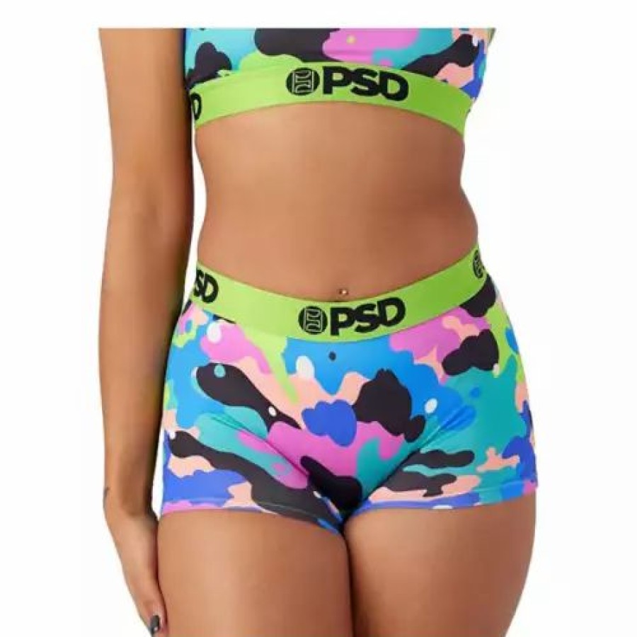 Underwear * | Women'S Psd Camo Boy Shorts