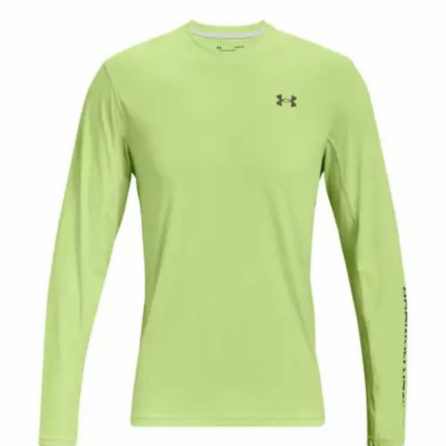 Shirts * | Men'S Under Armour Iso-Chill Shorebreak Shirt Lime Foam/ Tent