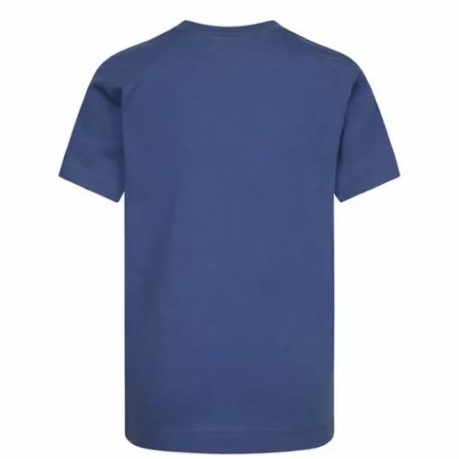 Shirts * | Boys' Jordan High Brand Scramble T-Shirt Blue