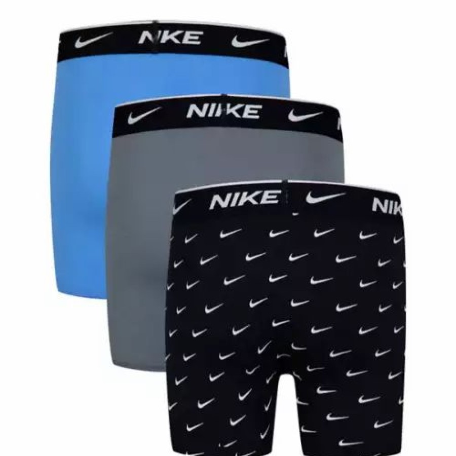 Underwear * | Boys' Nike Cotton Print Boxer Briefs