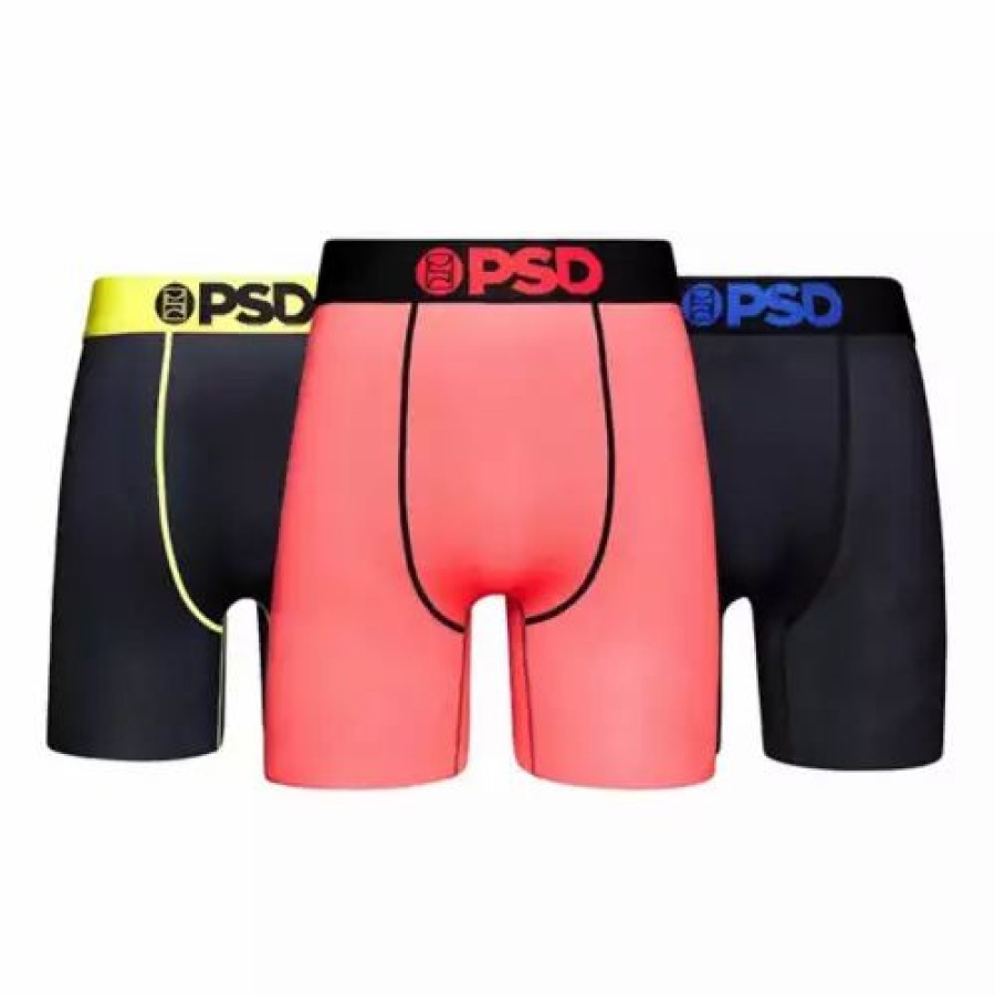 Underwear * | Men'S Psd Mm 3-Pack Boxer Briefs