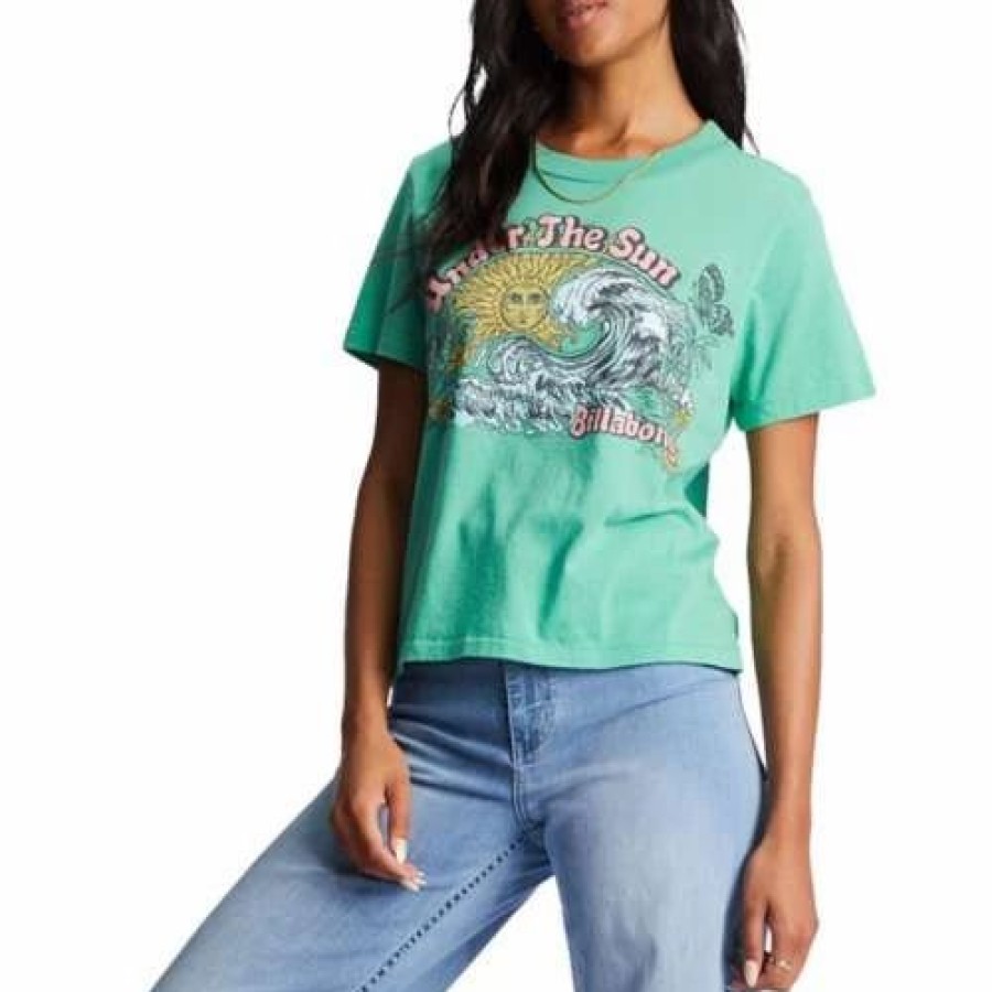 Shirts * | Women'S Billabong Choppy Waters T-Shirt Sweet Grass