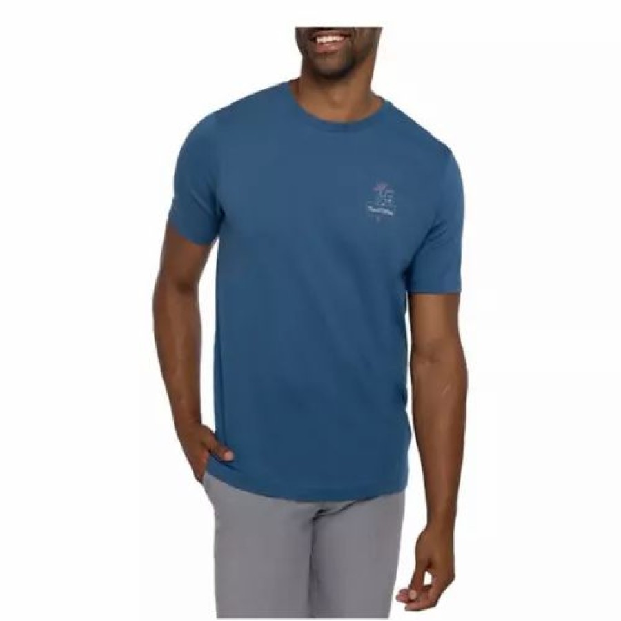 Shirts * | Men'S Travismathew Dulce De Leche T-Shirt Mid Blue