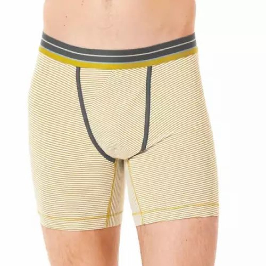 Underwear * | Men'S Bombas Cotton Modal Boxer Briefs Golden White Moon