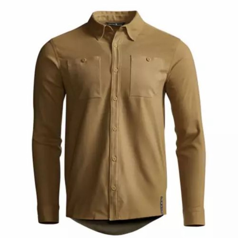 Shirts * | Men'S Sitka Riser Work Shirt Clay