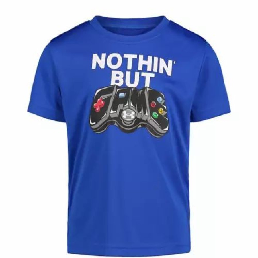 Shirts * | Toddler Boys' Under Armour Nothing But Game T-Shirt Blue