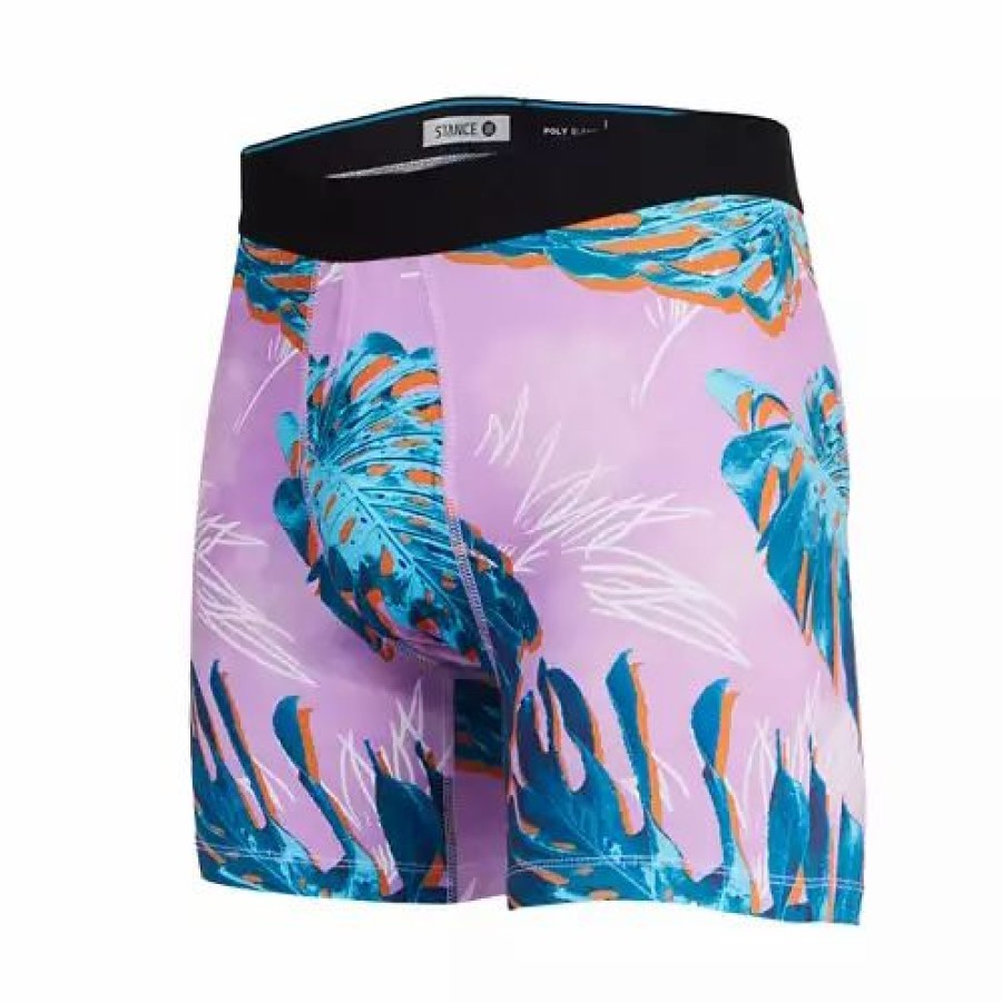 Underwear * | Men'S Stance Monstera Boxer Briefs Pink