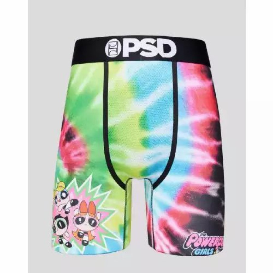 Underwear * | Men'S Psd Powerpuff Girls Boxer Briefs Multi