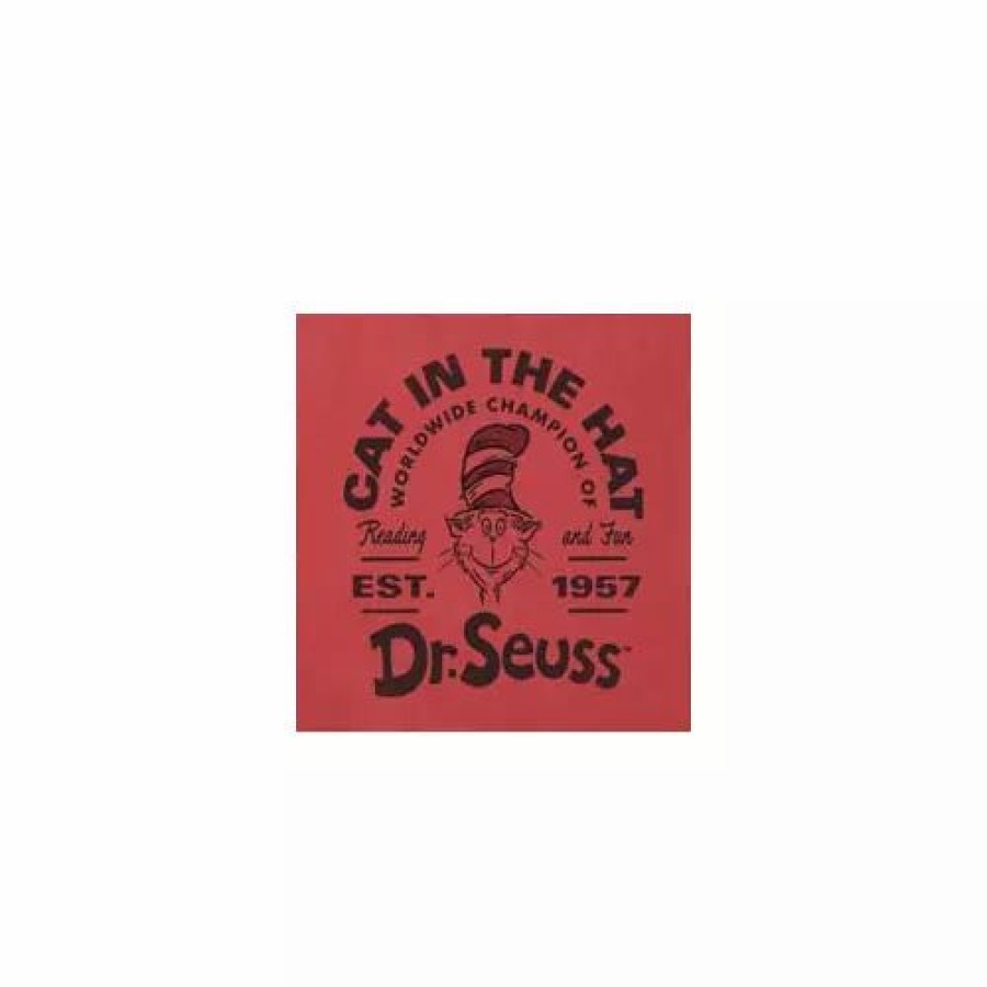 Shirts * | Women'S Life Is Good Cat In The Hat T-Shirt Faded Red