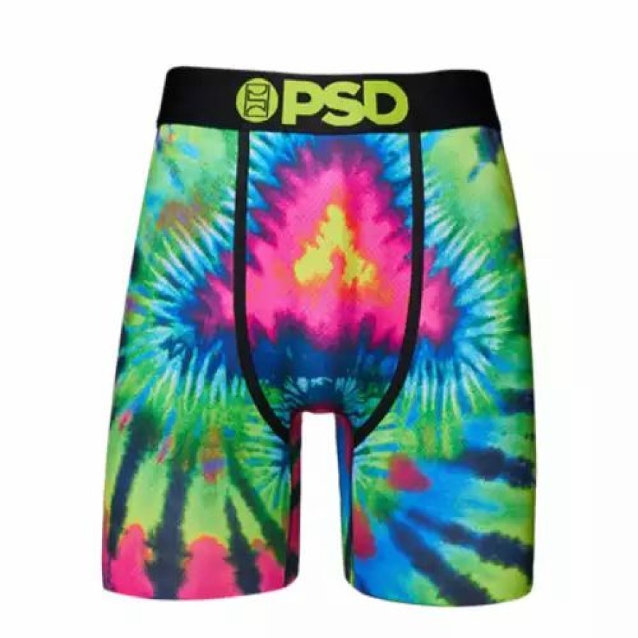 Underwear * | Men'S Psd Tye Dye Boxer Briefs Shroom Dye