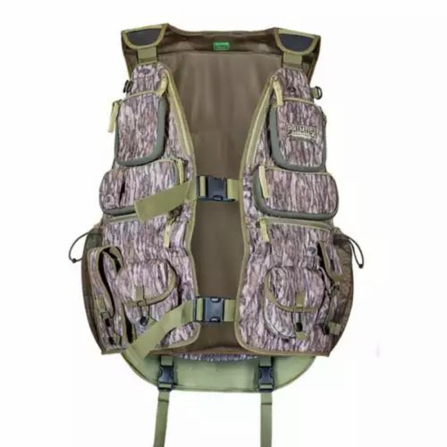 Vests * | Adult Primos Will Signature Series Turkey Vest Mossy Oak Bottomland