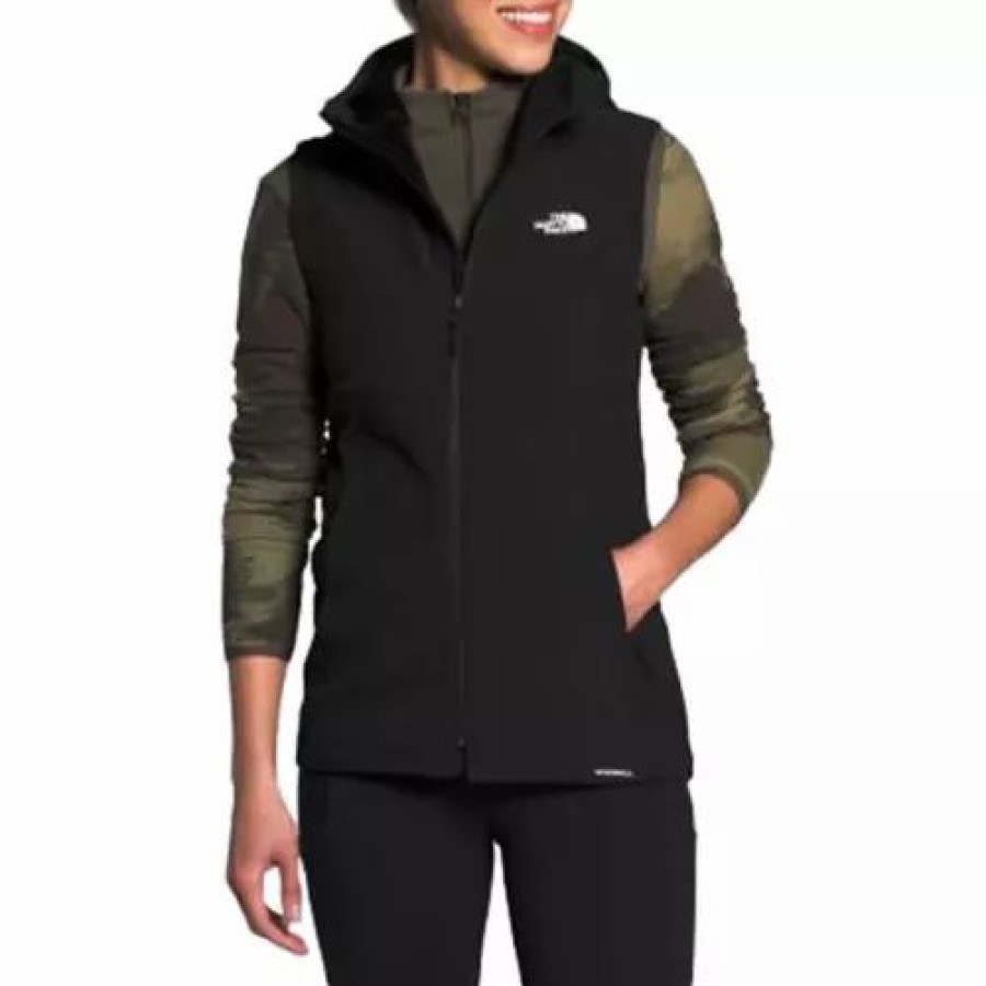 Vests * | Women'S The North Face Shelbe Raschel Hooded Vest Tnf Black