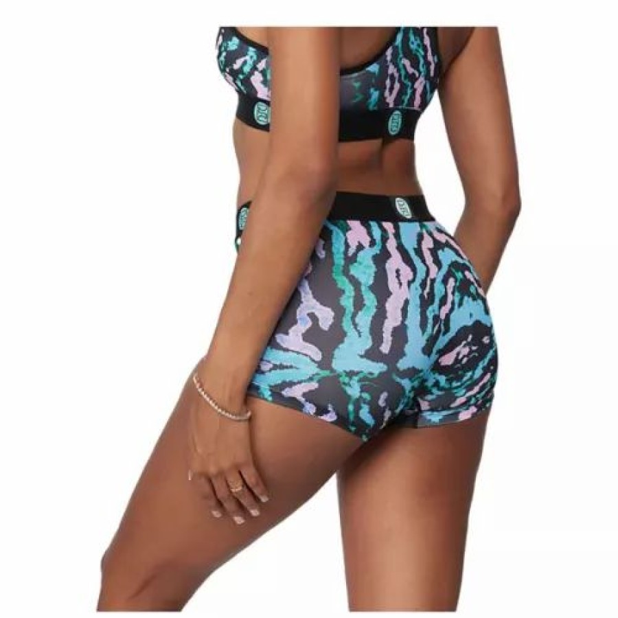 Underwear * | Women'S Psd Animal Print Boy Shorts