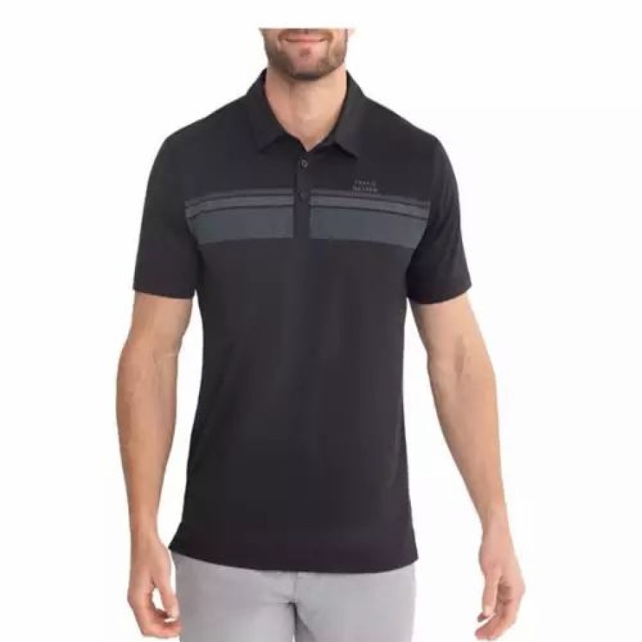 Shirts * | Men'S Travismathew Masterful Play Polo Black