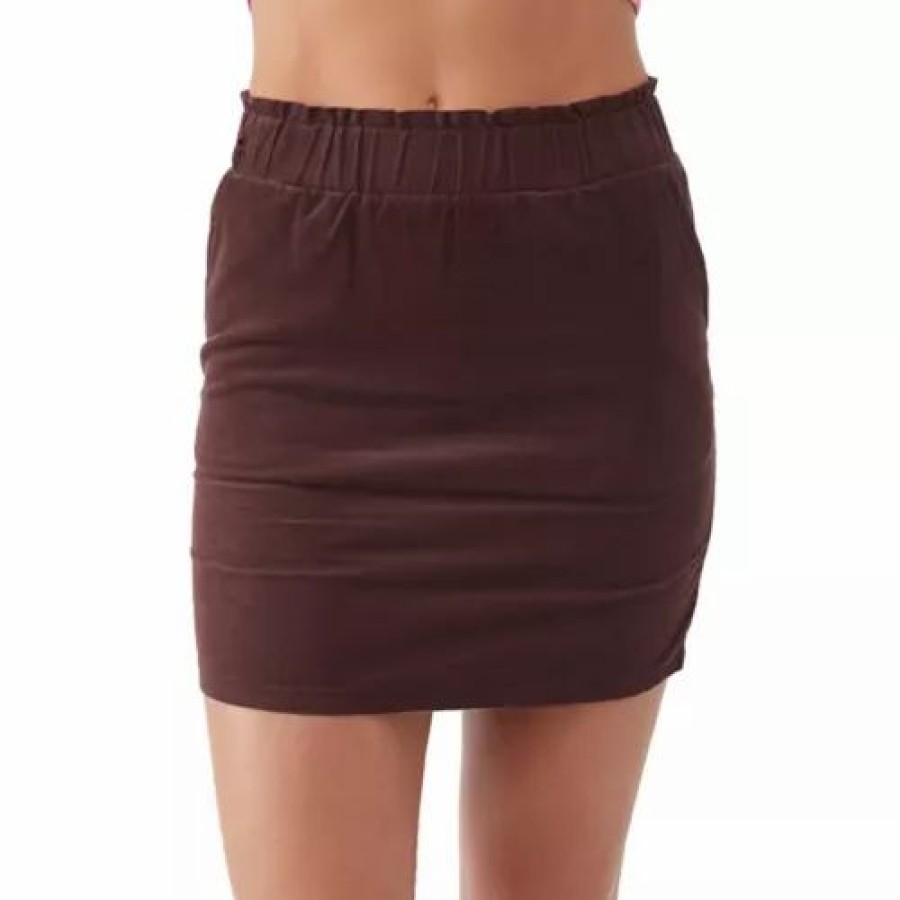 Skirts & Skorts * | Women'S O'Neill Skye Cord Skirt Nutmeg