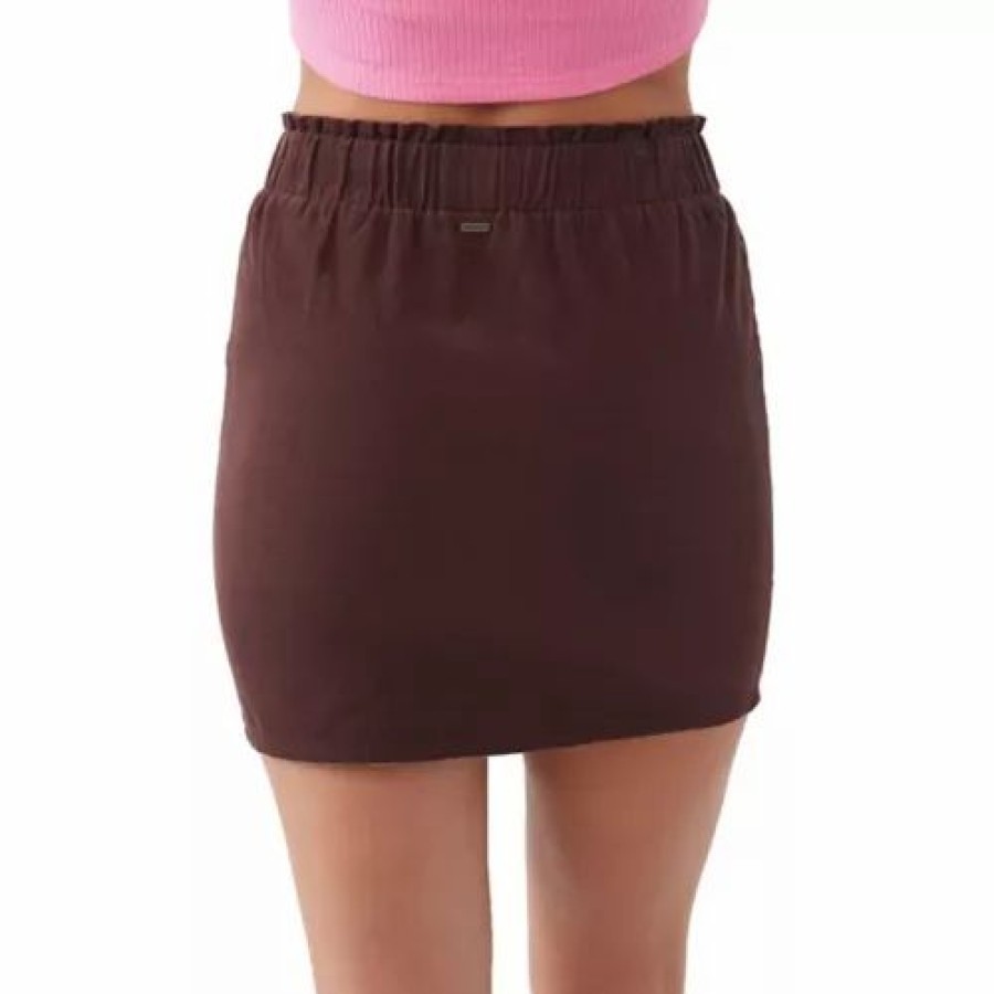 Skirts & Skorts * | Women'S O'Neill Skye Cord Skirt Nutmeg